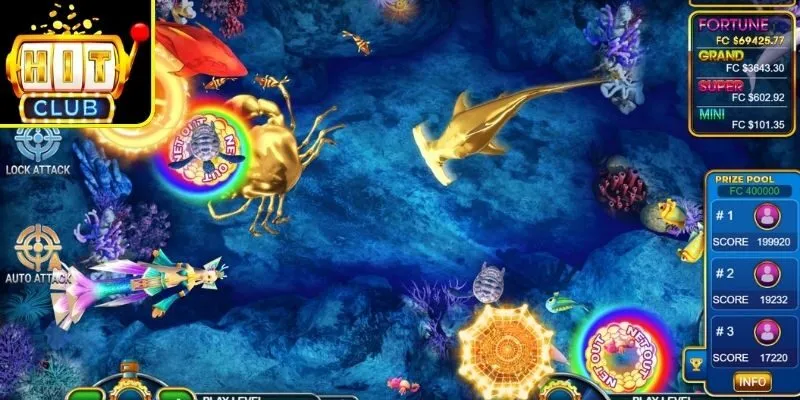 Các điểm thu hút người chơi trong game bắn cá