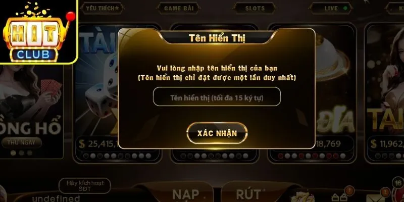 Thông tin khi tham gia