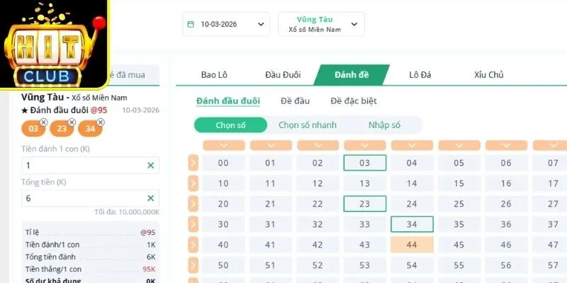 Hình thức đánh đề 